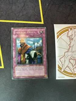 YuGiOh Imperial Order PSV-104 Pharaohs Servant 1st Edition Secret Rare 117💎NM💎 - Image 1