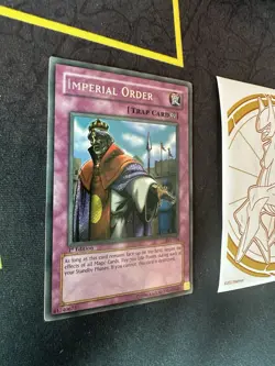 YuGiOh Imperial Order PSV-104 Pharaohs Servant 1st Edition Secret Rare 117💎NM💎 - Image 2