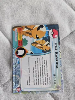 Kakuna #14 Topps TV Animation Edition Blue Label Pokemon Card - Image 2