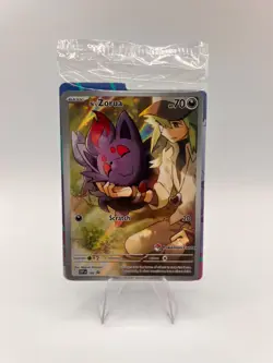 Pokemon TCG Sv09: Journey Together N's Zorua Pokemon Center Card 189 SEALED - Image 2