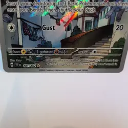 Pokemon TCG Chatot Scarlet Violet Temporal Forces 181/162 Illustration Rare Card - Image 4