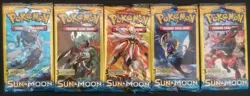 Pokemon SUN & MOON Base Set 3 Card Booster Pack - BRAND NEW - SEALED 🍒 - Image 1