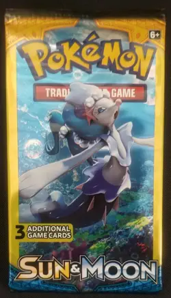 Pokemon SUN & MOON Base Set 3 Card Booster Pack - BRAND NEW - SEALED 🍒 - Image 3