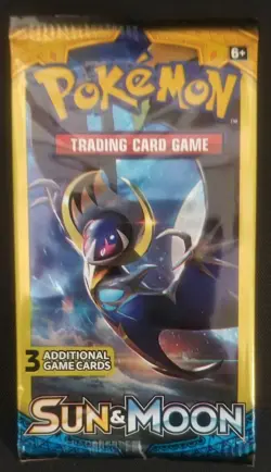 Pokemon SUN & MOON Base Set 3 Card Booster Pack - BRAND NEW - SEALED 🍒 - Image 4
