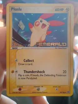 Pokemon Cards Ex Emerald Plusle 39/106 & Minun 37/106 Reverse Holo Stamped - Image 2