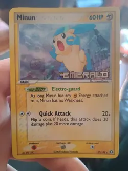 Pokemon Cards Ex Emerald Plusle 39/106 & Minun 37/106 Reverse Holo Stamped - Image 4