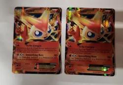 Pokemon Victini EX 18/135 - BW: Plasma Storm - Ultra Rare Trading Card -LP to MP - Image 1