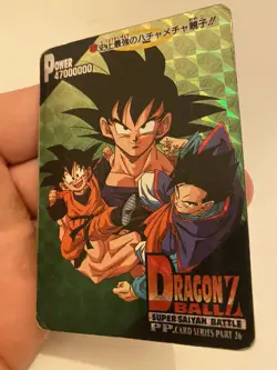 🇯🇵 Dragon Ball Card Collection Carte Dbz Carddass PP 1177 Hard Part 26 - Image 5