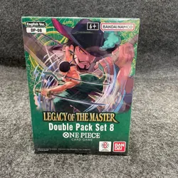 One Piece Card Game Legacy of the Master Double Pack Set 8, Sealed Box is Worn - Image 1