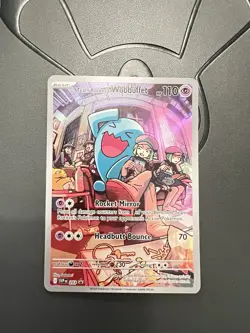 Team Rocket's Wobbuffet SVP 203 Promo card Destined Rivals SV10 - Image 1