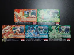 Pokemon Scrap Card x5 Blaziken Swampert Sceptile Evolutions #5615 EX/VG - Image 1
