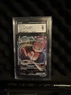 Pokemon TCG Mew VMAX Fusion Strike Ultra Rare Card 040/100 Korean - Image 1