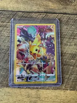 Pokemon Pikachu TCG Full Art Secret Rare Holo Card 160/159 Crown Zenith - Image 2