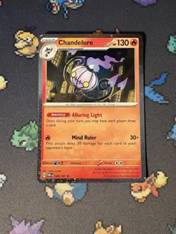 Pokemon Cards Chandelure 038/167 Cosmos Holo Promo - (NM) *SWIRL* - Image 1