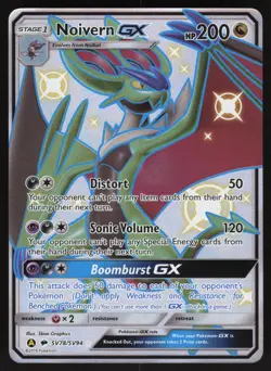 Noivern GX SV78/SV94 Hidden Fates Holo Full Art Pokemon Card - Image 1