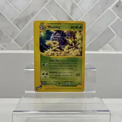 2002 Pokemon ereader e-Card Series Expedition Weezing #70/165 NM (A9) - Image 1