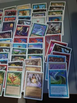 114 Sixth Edition MTG Cards Only Lot. Old Vintage. SEP6th1 Crystal Vein,Pillage - Image 3