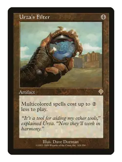 Urza's Filter MTG Invasion Rare LP Lightly Played Single Card - Image 1
