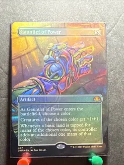 Gauntlet of Power (Borderless) Dominaria Remastered Foil - Image 1
