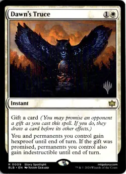 Dawn's Truce R Promo Pack: Bloomburrow 9 NM - Image 1