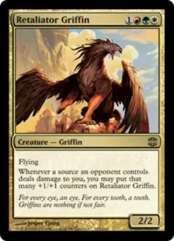Retaliator Griffin - Foil LP, English MTG Alara Reborn - Image 1