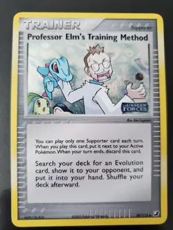 Professor Elm's Training Method 89/115 Reverse Holo Pokemon TCG EX Unseen Forces - Image 1
