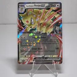 Pokemon TCG Team Rocket's Persian EX Destined Rivals SVP 218 Black Star Promo - Image 1