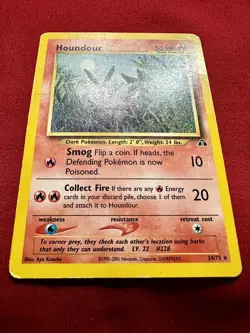 Pokemon TCG Houndour Neo Discovery 24/75 Regular Unlimited Rare - Image 2