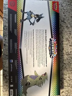 Pokemon TCG Prismatic Evolutions Lucario ex Tyranitar ex Premium Collection Box - Image 2