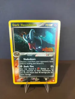 Dark Houndoom EX Team Rocket Returns Holo 5/109 Pokemon - Image 1