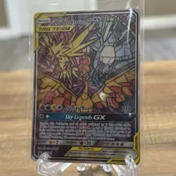 Pokemon TCG Moltres Zapdos Articuno GX SM210 Hidden Fate Promo - Image 2