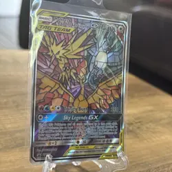 Pokemon TCG Moltres Zapdos Articuno GX SM210 Hidden Fate Promo - Image 3