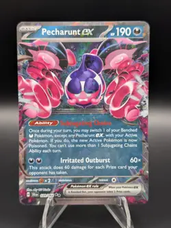 Pokemon TCG Shrouded Fable Pecharunt EX 039/064 Double Rare Near Mint Condition - Image 1