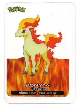 PONYTA #077 LAMINCARD COLECCION POKEMON LAMINCARDS 2005 EDIBAS (USADA) - Image 1