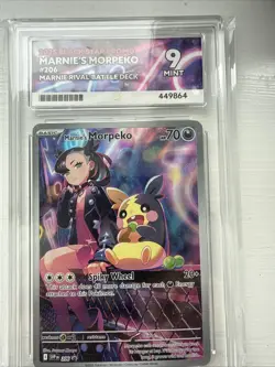 Ace 9 Mint - Marnie's Morpeko SVP 206 Black Star Promo Rival Battle Deck Pokemon - Image 1