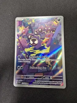 Pokemon TCG Gastly 177/162 SV05: Temporal Forces Holo NEAR MINT - Image 1