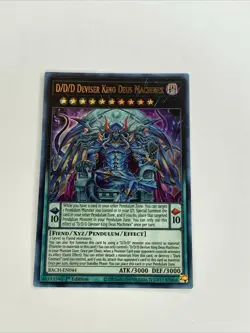 Yu Gi Oh D/D/D Deviser King Deus Machinex (BACH-EN044) 1st edition (NM) - Image 1