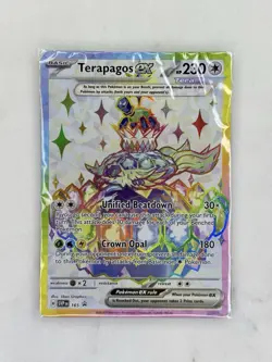 TERAPAGOS ex SVP 165 Scarlet & Violet Promo Pokemon Card NM Factory Sealed - Image 1