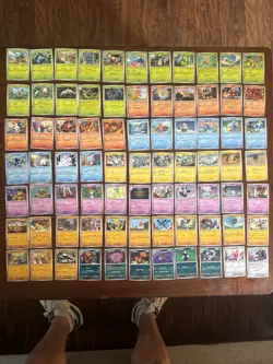 Pokemon TCG Mega Evolution 2025 C/UC Non-Holo Base Master Set 110 cards total - Image 1