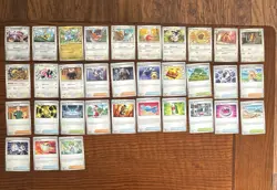 Pokemon TCG Mega Evolution 2025 C/UC Non-Holo Base Master Set 110 cards total - Image 2
