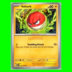 Pokemon Cards | Voltorb - 100/165 - Non Holo - English - Scarlet & Violet 151 - Image 1