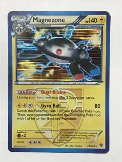 Pokemon TCG Magnezone 46/135 Holo Rare Card Black White: Plasma Storm 2012 - Image 1