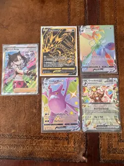Pokemon Rainbow Secret Rare, Shiny, Trainer Card Lot!! 5 Cards! Read Description - Image 1