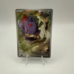 N's Zorua SVP189 Pokemon Scarlet & Violet Promo Card NM - Image 1