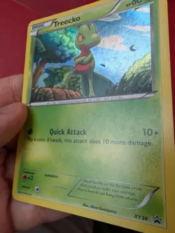 Treecko XY36 Holo Promo Pokemon Card Excellent Condition - Image 5