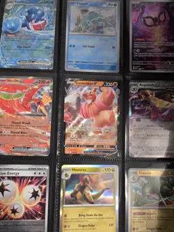 Pokemon TCG Binder Collection Over All cards shown in photos half binder full - Image 2