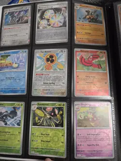 Pokemon TCG Binder Collection Over All cards shown in photos half binder full - Image 5