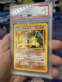 2000 Pokemon Base 2 # 4 Charizard Holo PSA 9 Card MINT! Trusted Seller Free Ship - Image 3