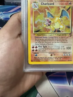 2000 Pokemon Base 2 # 4 Charizard Holo PSA 9 Card MINT! Trusted Seller Free Ship - Image 5