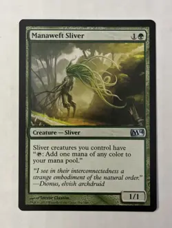 Manaweft Sliver - Magic The Gathering - Higher Grade Near Mint Range Card - Image 1